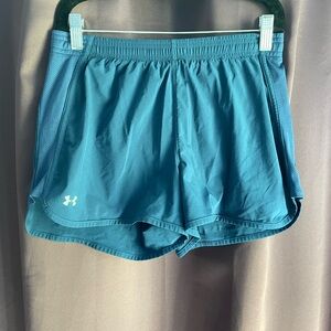 Under Armour Women's Teal Athletic Shorts